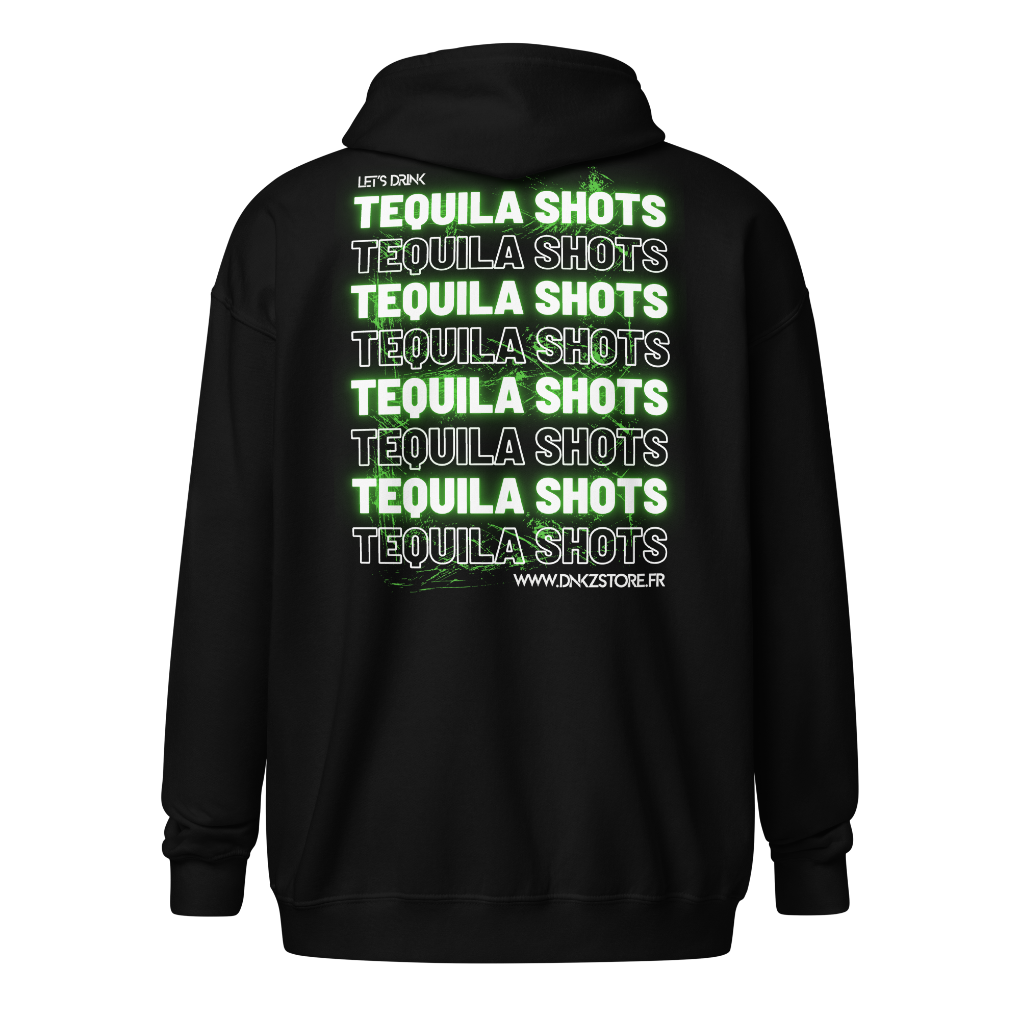 Veste Zippée DNKZ Multiply "Tequila Shots" — face, veste cocktail tequila shots bartender streetwear