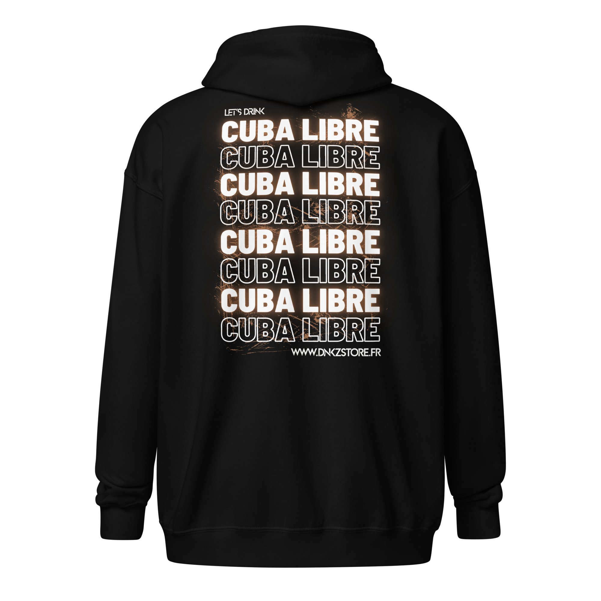 Veste Zippée DNKZ Multiply "Cuba Libre" — face, veste cocktail cuba libre bartender streetwear