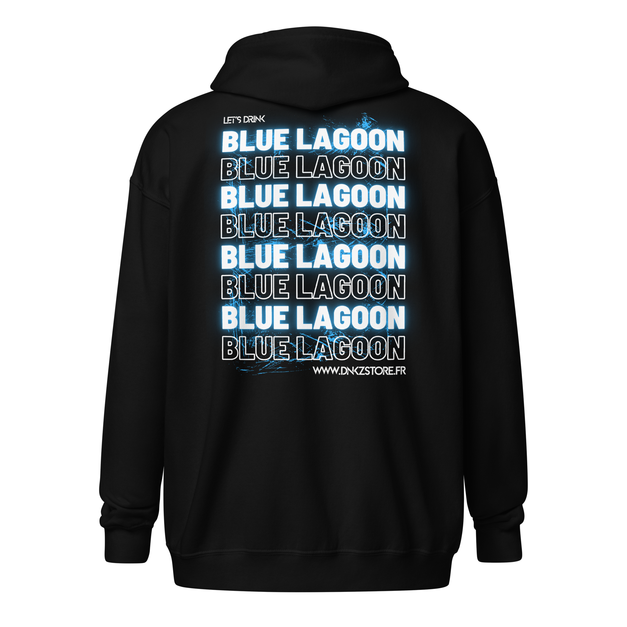 Veste Zippée DNKZ Multiply "Blue Lagoon" — face, veste cocktail bartender streetwear