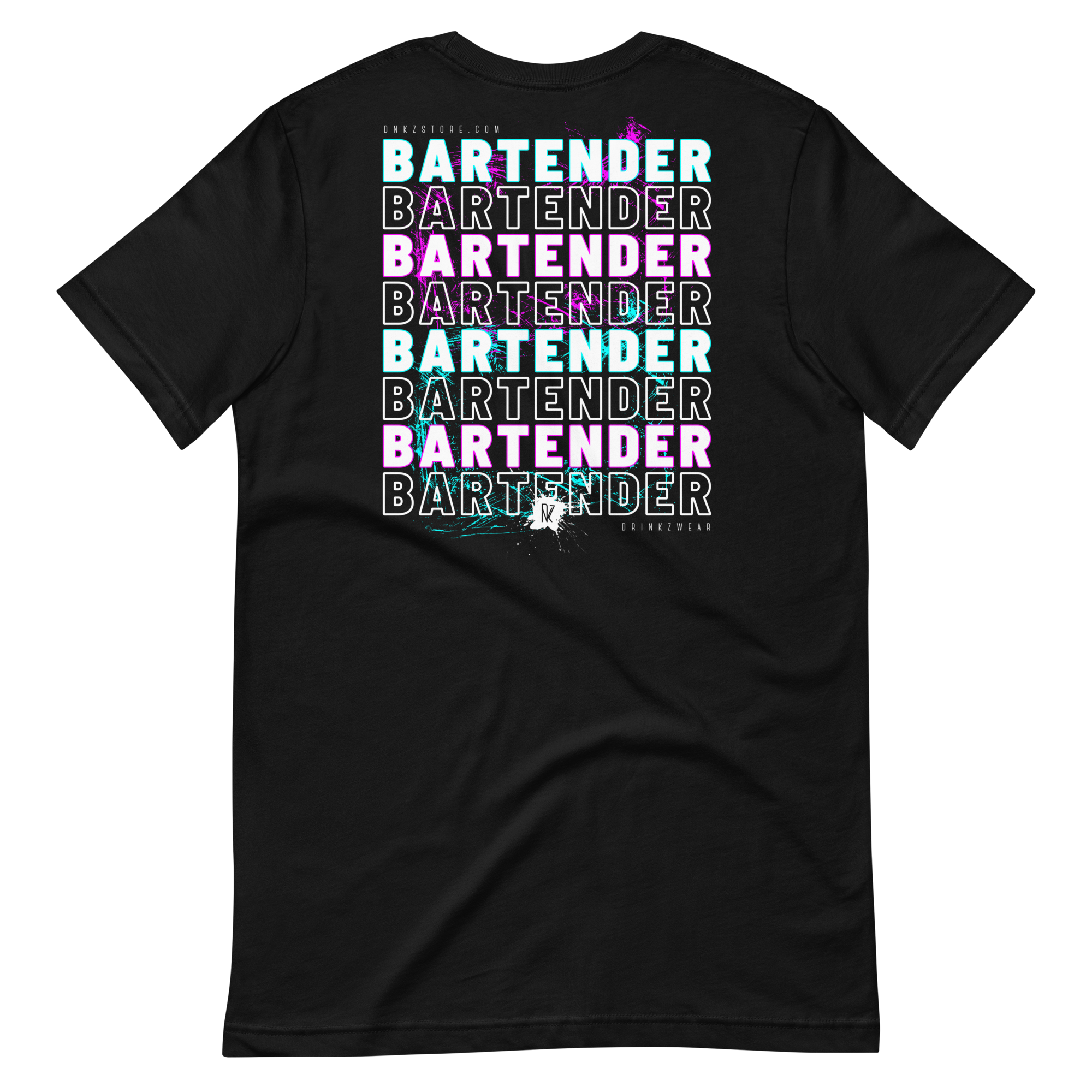 T-shirt DNKZ Crew Bartender - "Blue & Purple"