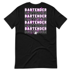 T-shirt DNKZ Crew Bartender "Purple" — face, tshirt barman barmaid bartender streetwear