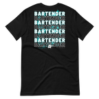 T-shirt DNKZ Crew Bartender "Blue" — face, tshirt barman barmaid bartender streetwear