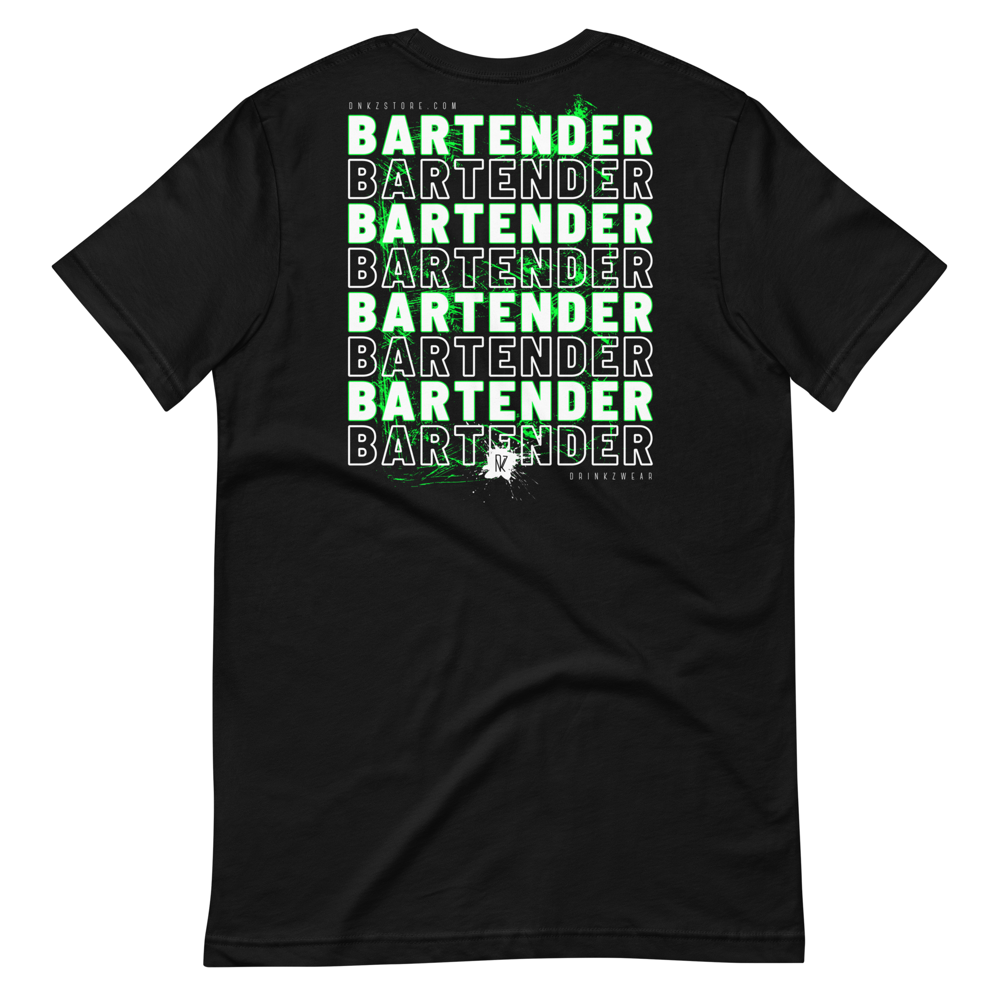 T-shirt DNKZ Crew Bartender - "Green"