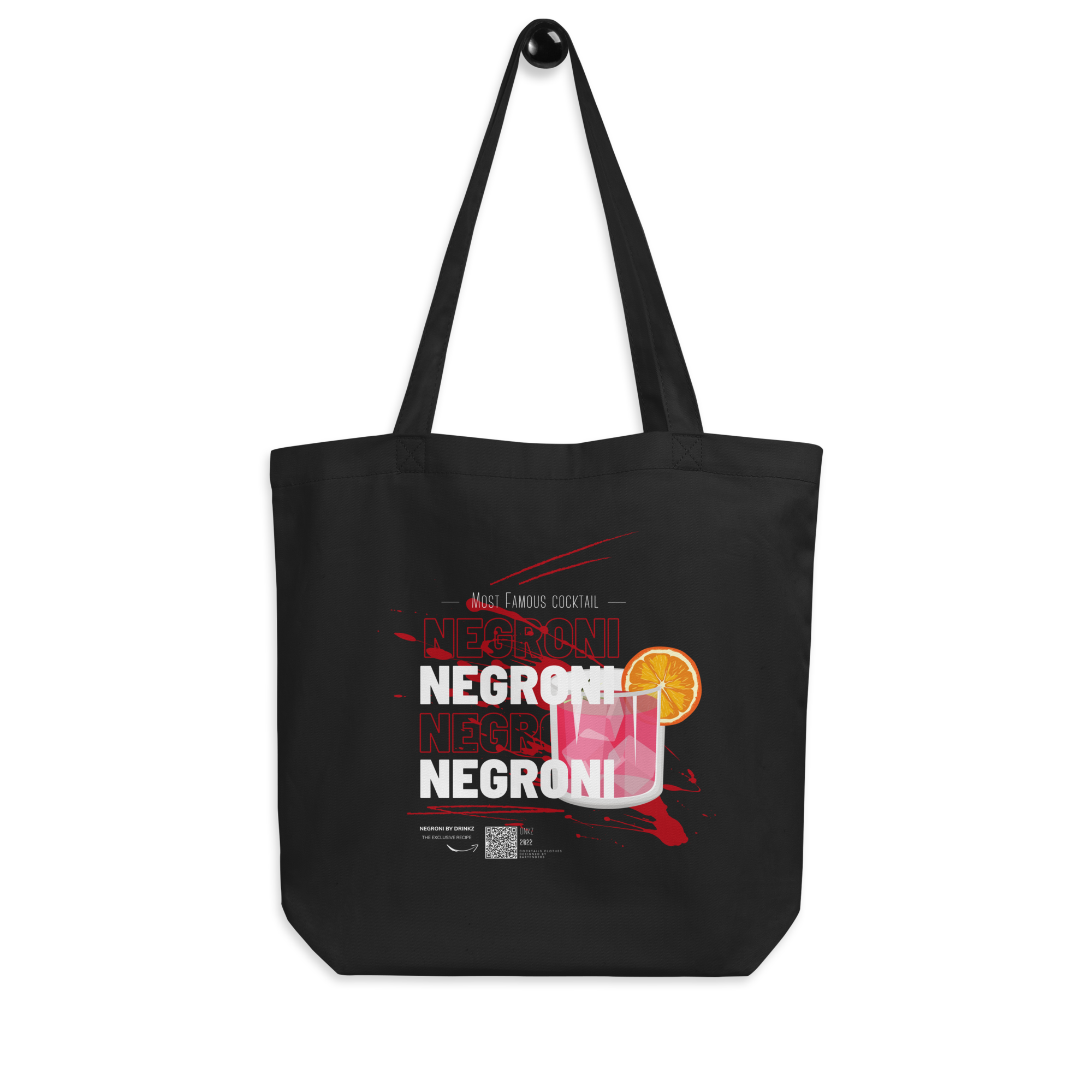 Tote Bag DNKZ "Negroni" — accessoire barman barmaid cocktail negroni