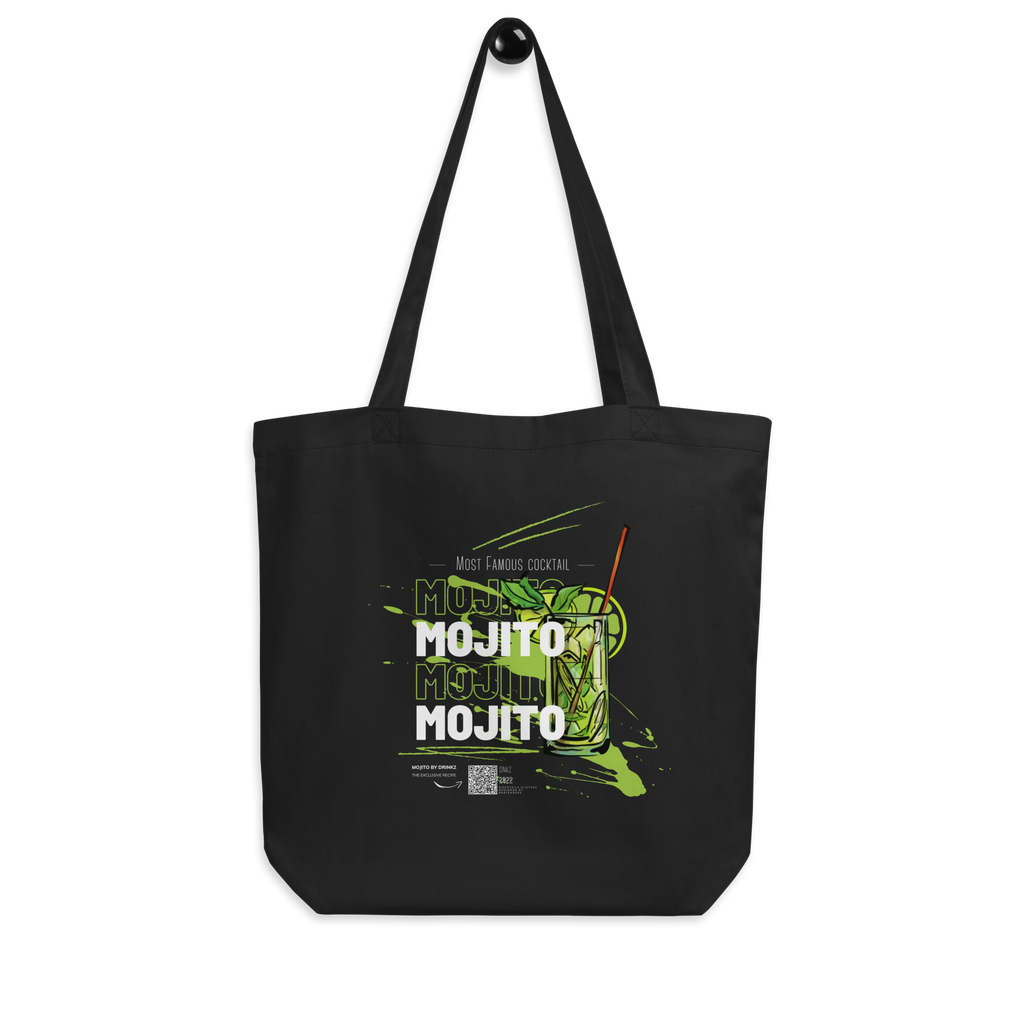 Tote Bag DNKZ "Mojito" — sac barman barmaid cocktail mojito