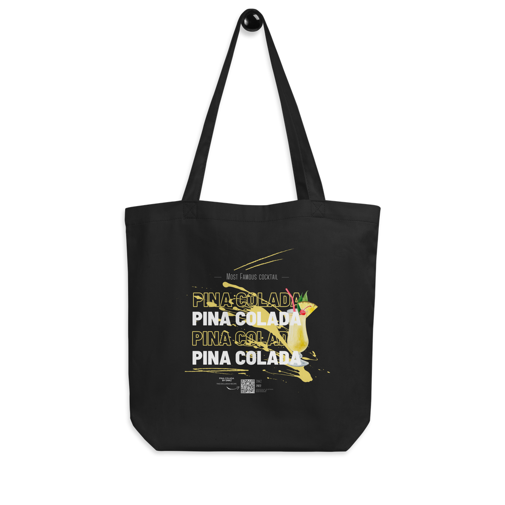 Tote Bag DNKZ "Pina Colada" — sac barman barmaid cocktail pina colada