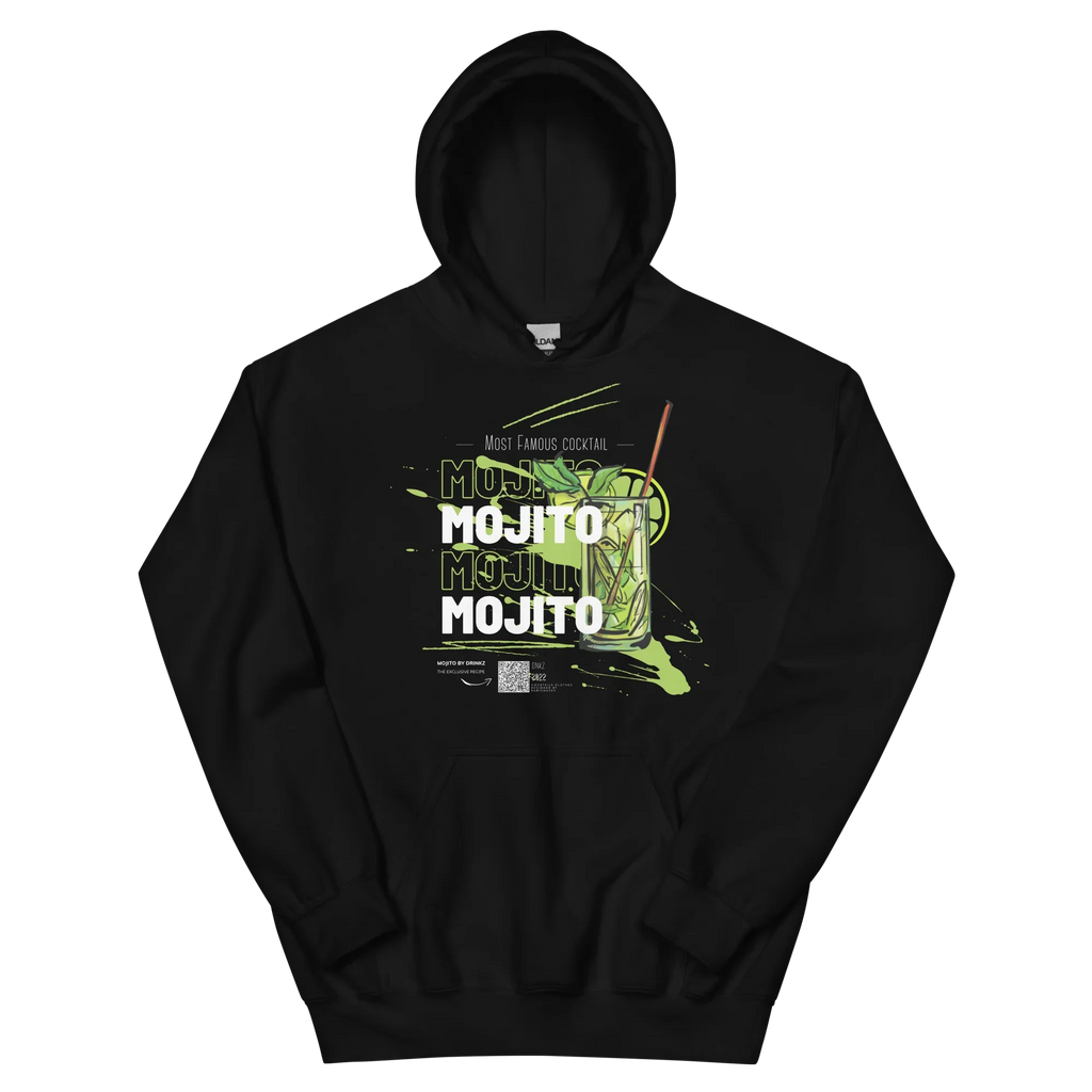Hoodie DNKZ "Mojito" — sweat à capuche barman barmaid cocktail mojito streetwear