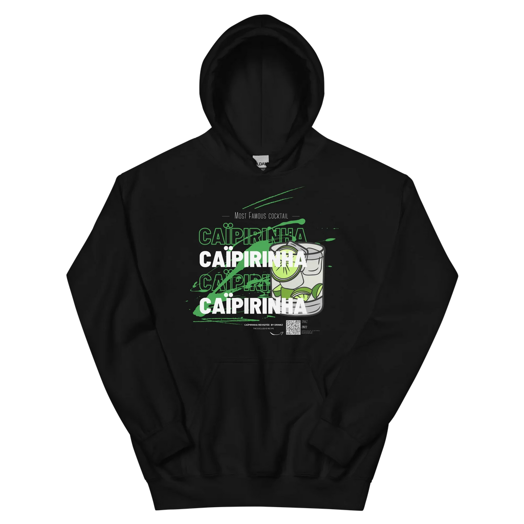 Hoodie DNKZ "Caïpirinha" — sweat à capuche barman barmaid cocktail caïpirinha streetwear