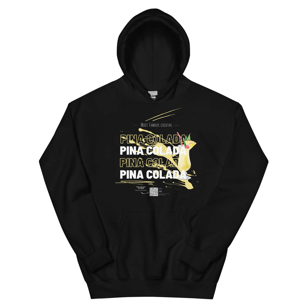 Hoodie DNKZ "Pina Colada" — sweat à capuche barman barmaid cocktail pina colada streetwear