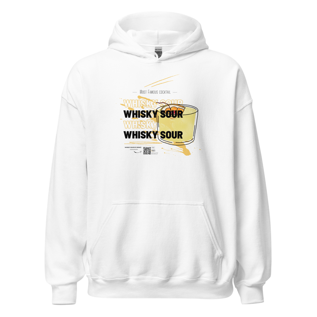 Hoodie DNKZ Most Famous Cocktails "Whisky Sour" — vêtement barman barmaid France